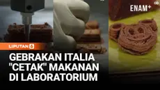 Italia membawa inovasi makanan ke tingkat selanjutnya dengan mencetak makanan favorit kita secara tiga dimensi. Di sebuah laboratorium publik, para ilmuwan mengubah sel tanaman dan makanan sisa menjadi "tinta" yang bisa dimakan.