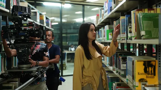 Adegan syuting film Pengin Hijrah. (Istimewa)