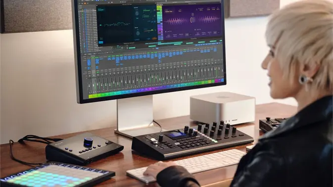 <p>Logic Pro di Mac. (Doc: Apple)</p>