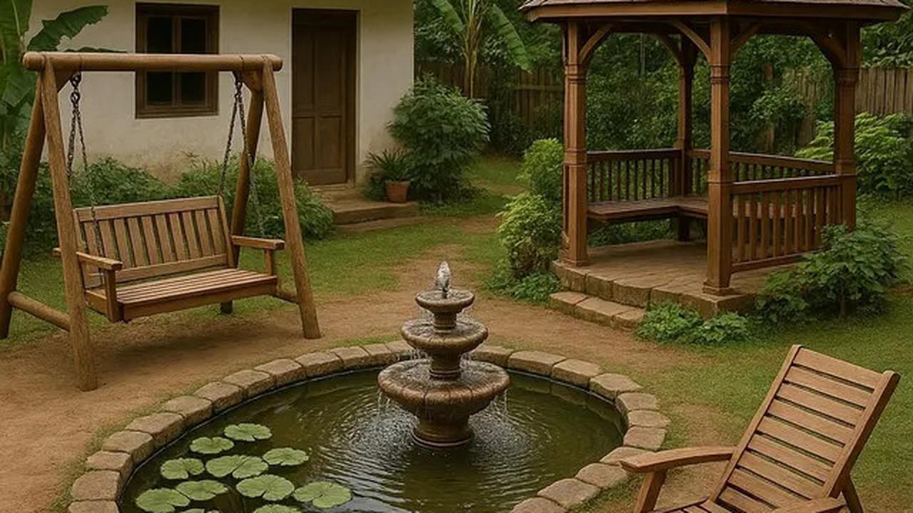 6 Ide Atur Lahan Belakang Rumah di Kampung yang Nyaman untuk Keluarga, Asri dan Fungsional