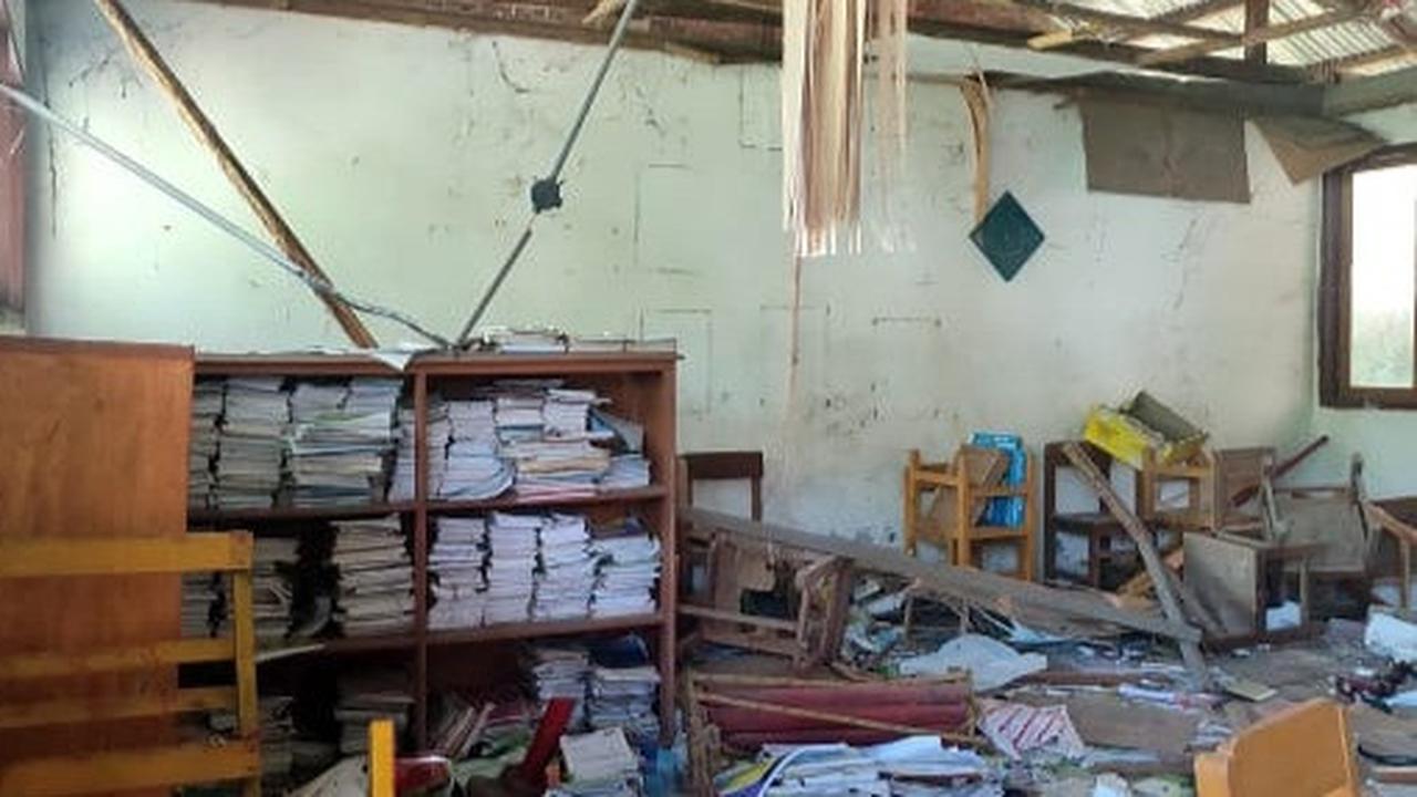 Kondisi ruang perpustakaan SD Negeri 93 Manado.