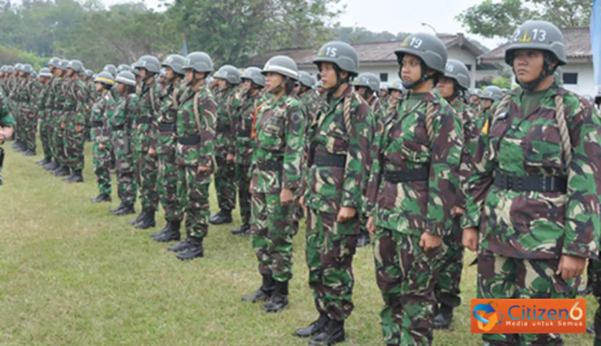 Citizen6, Sidoarjo: Sebanyak 497 putra dan putri terbaik Indonesia dalam Dikmaba PK ngkatan ke - 32 tahun 2012, di Pusat Latihan Pendidikan Dasar Kemiliteran, Komando Pengembangan dan Pendidikan Angkatan Laut. (Pengirim: Penkobangdikal).