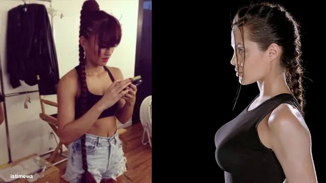 agnes-monica-mirip-lara-croft-tomb-raide