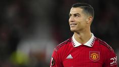 Cristiano Ronaldo berhasil membayar kepercayaan Erik ten Hag saat tampil sebagai starter Manchester United pada laga lanjutan Grup E Liga Europa 2022/2023 menghadapi FC Sheriff yang berlangsung di Old Trafford, Jumat (28/10/2022) dini hari WIB. (AP/Jon Super)