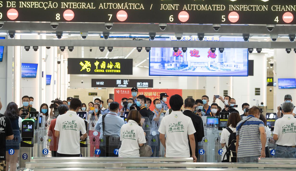 Foto Pelabuhan Baru Yang Hubungkan Makau Dan China Daratan Resmi