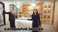 10 Potret Dapur Rumah Tasyi Athasyia, Super Canggih hingga Estetika Glamor dengan Sentuhan Putih dan Emas (Youtube/Jessica Jane)