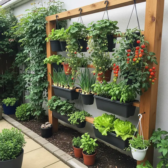 Desain Kebun Mini di Halaman Belakang untuk Rumah Kecil (Image by Gemini AI)