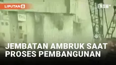 Jembatan Ambruk Saat Masih Dibangun