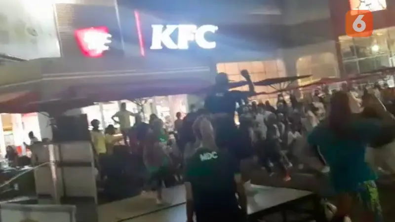 Tangkapan layar video viral tari zumba yang tidak patuhi protokol kesehatan (Istimewa)