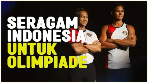 VIDEO: Desain Jersey Tim Indonesia untuk Olimpiade 2024 Paris, Terinspirasi dari Lagu