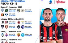 Simak Jadwal Serie A Pekan Ke-13, Tayang di Vidio