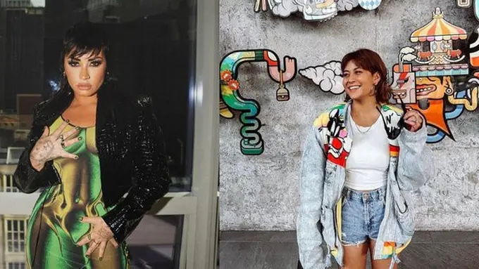 Inspirasi Model Rambut Mullet Wanita yang Bikin Tampil Berani (credit: instagram/narinkovilda;ddlovato)