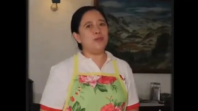 Memasak di Acara Makan |Siang untuk Anggota Partainya di Solo, Aksi Puan Maharani Tuai Pujian.