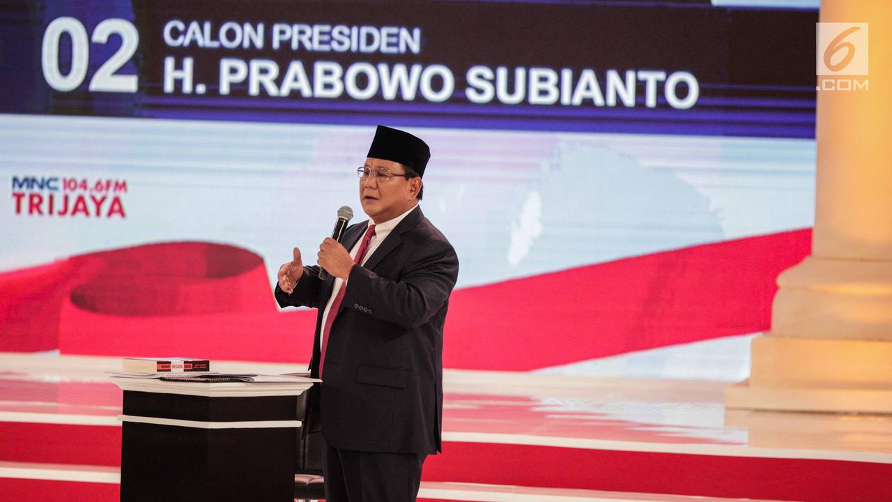 Gaya Jokowi dan Prabowo Saat Debat Kedua Capres