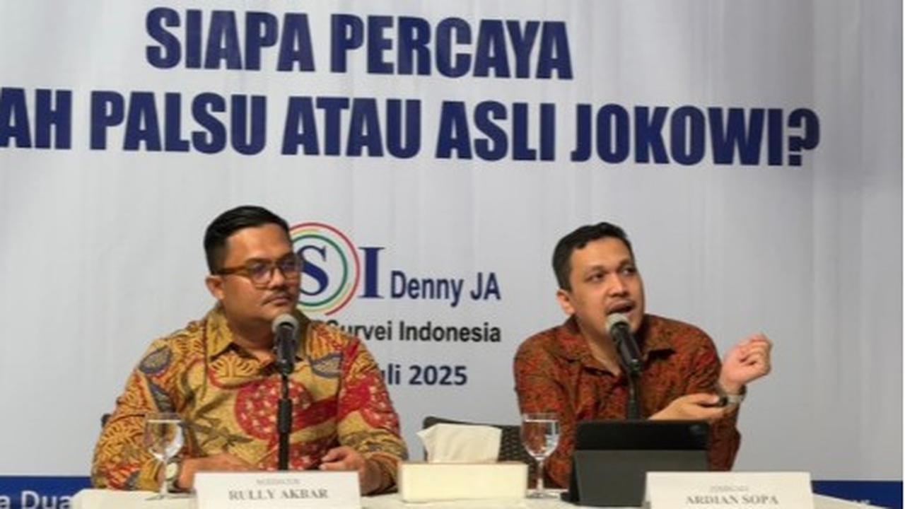 Survei LSI: Mayoritas Publik Tidak Terpengaruh Isu Ijazah Palsu Jokowi