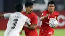 Gelandang Persija Jakarta, Sandi Sute, mengejar bola saat melawan Shan United pada laga Piala AFC 2019 di SUGBK, Jakarta, Rabu (15/5). Persija menang 6-1 atas Shan United. (Bola.com/M Iqbal Ichsan)