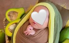 Potret Lucu dan Gemas Bebingah Anak Kaesang Pangarep dan Erina Gudono, Pakai Kostum Alpukat saat Pemotretan 'Newborn
