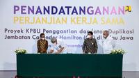 Kementerian PUPR melalui skema KPBU melakukan penandatanganan 37 proyek penggantian dan atau duplikasi Jembatan Callender Hamilton (CH) di Pulau Jawa. (Dok Kementerian PUPR)