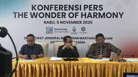Direktorat Jenderal Bimbingan Masyarakat (Bimas) Islam Kementerian Agama meluncurkan rangkaian kegiatan nasional bertajuk The Wonder of Harmony yang akan berlangsung sepanjang November 2025 (Istimewa)