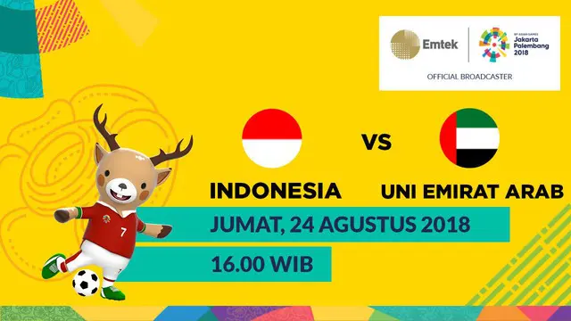 Timnas Indonesia U-23 takluk 3-4 dari Uni Emirat Arab (UEA) lewat adu penalti pada 16 besar Asian Games 2018, di Stadion Wibawa Mukti, Cikarang, Jumat (24/8/2018)