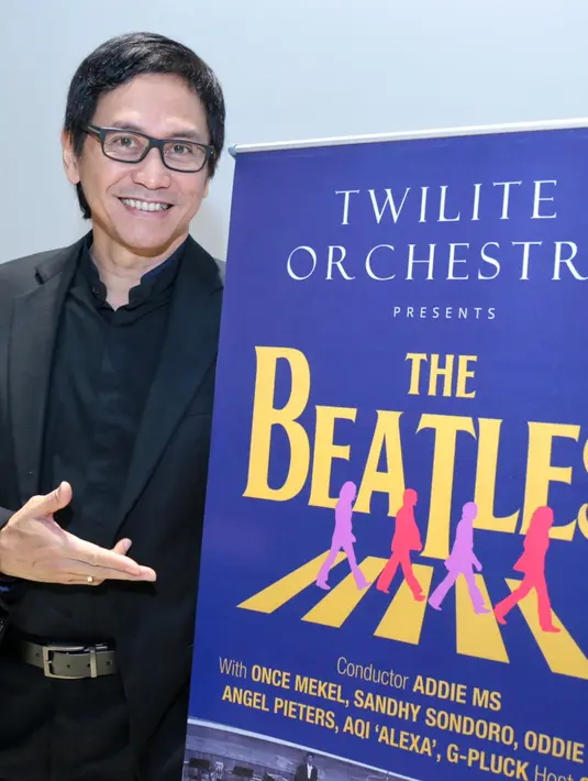 Konser ini merupakan impian Addie sejak lima tahun silam. Dengan perjuangan keras dan dukungan dari sang istri, akhirnya bisa terwujud. (Adrian Putra/Bintang.com)