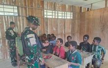 Peran Ganda TNI: Satgas Yonif 511/DY Perkuat Pendidikan di SD Brume, Papua Pegunungan
