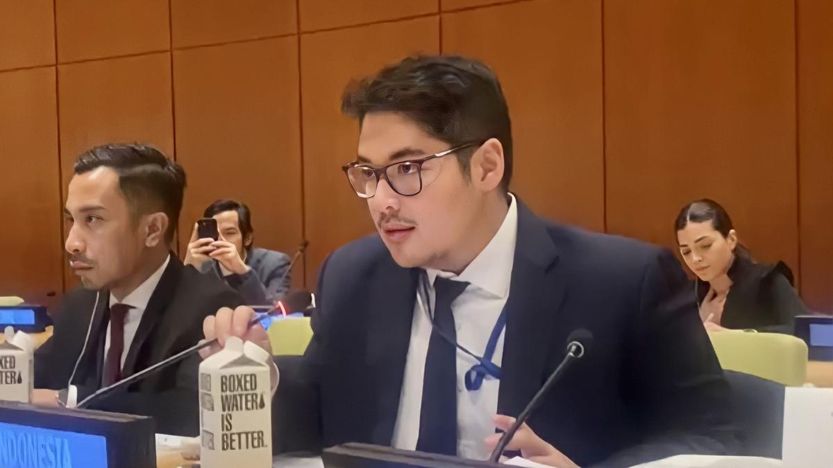 Ravindra Airlangga Ajak Seluruh Negara Bekerja Sama, Hadapi Ketahanan Air Akibat Perubahan Iklim