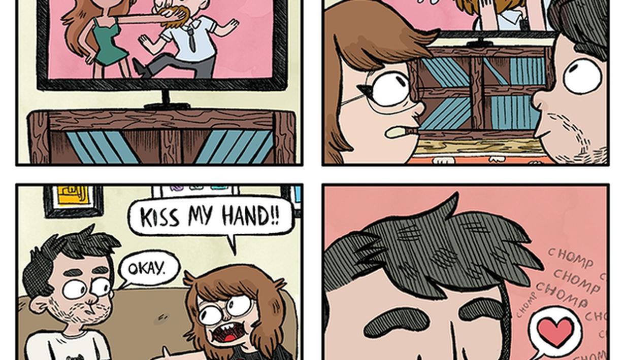 Komik Romantis Lucu Tingkah Konyol Pengantin Baru Fimela Fimelacom