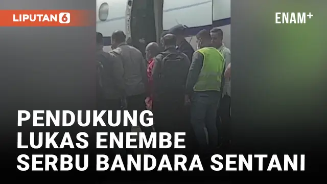 Lukas Enembe Diterbangkan ke Jakarta, Massa Serbu Bandara Sentani