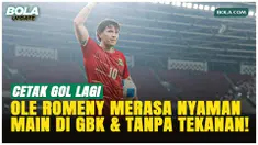 Ole Romeny menjadi penentu kemenangan 1-0 Timnas Indonesia atas Mozambik di SUGBK, 9 Juni 2026. Striker Garuda mengungkap kunci konsistensinya mencetak gol, kenyamanan bermain di GBK, serta peran seluruh tim dalam menjaga dua clean sheet beruntun.