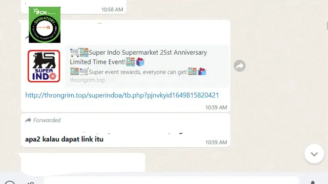 Cek Fakta Liputan6.com informasi Super Indo membagikan uang Rp 3 juta untuk merayakan ulang tahun ke-25