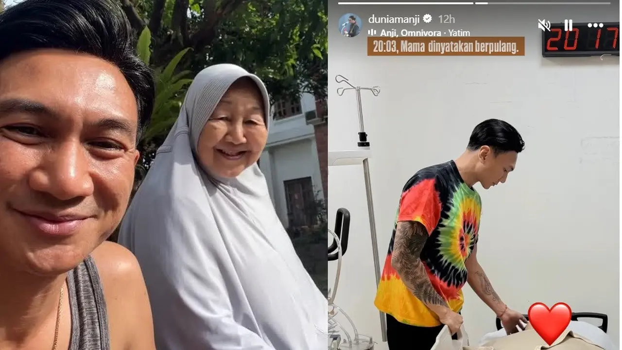 Ibunda Anji meninggal dunia. (Instagram/ duniamanji)