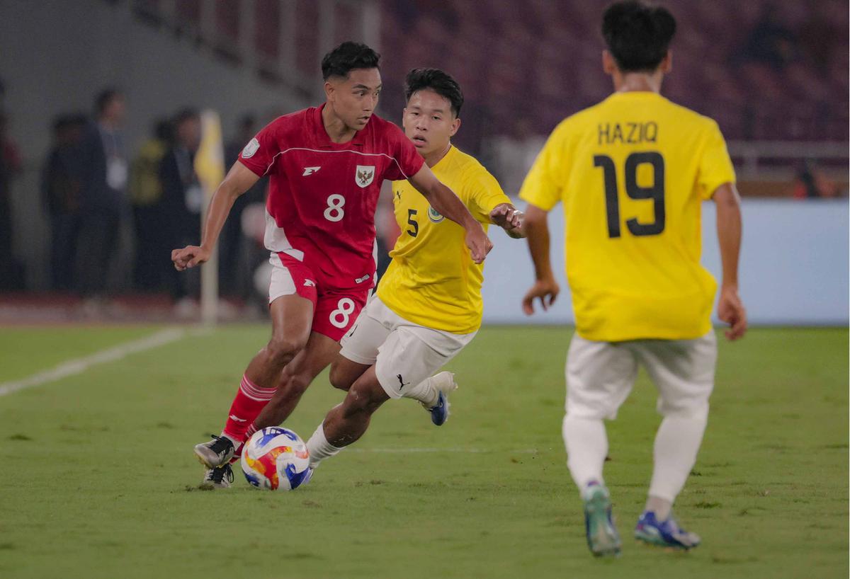 FOTO: Garuda Muda Menggila! Indonesia Hajar Brunei 8-0 di Piala AFF U-23 2025