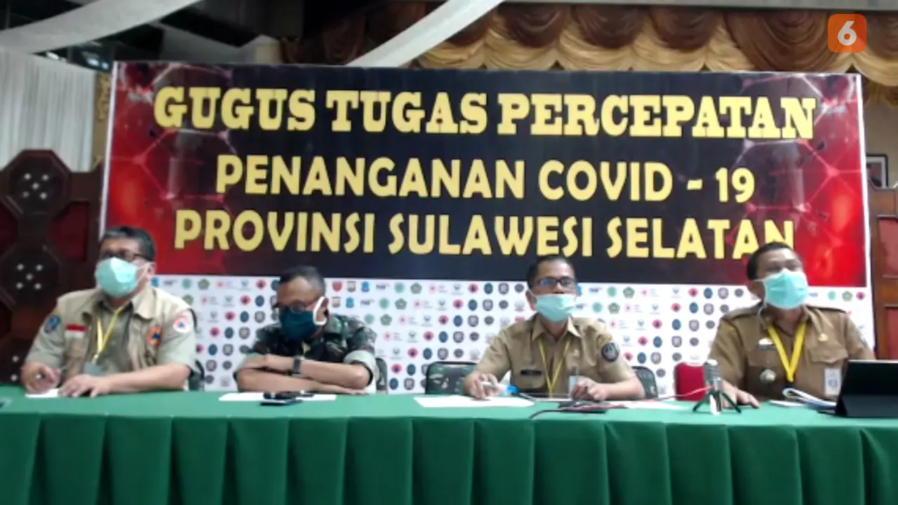 Gugus Tugas Percepatan Penanganan Covid-19 Sulsel (Fauzan/Liputan6.com)