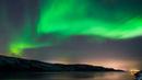 Fenomena aurora borealis saat menerangi langit malam di dekat kota Kirkenes, Norwegia utara, Kamis (12/11/2015). (AFP PHOTO/Jonathan NACKSTRAND)