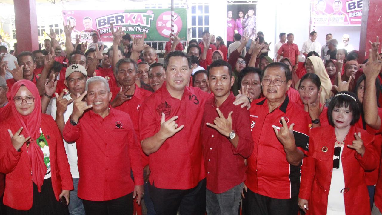 Steven Kandouw Hadiri Konsolidasi PDIP Bolmut
