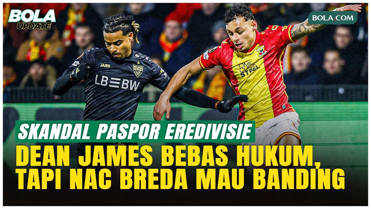 NAC Breda Tak Terima Dean James Bebas Hukuman, Siap Banding ke KNVB!