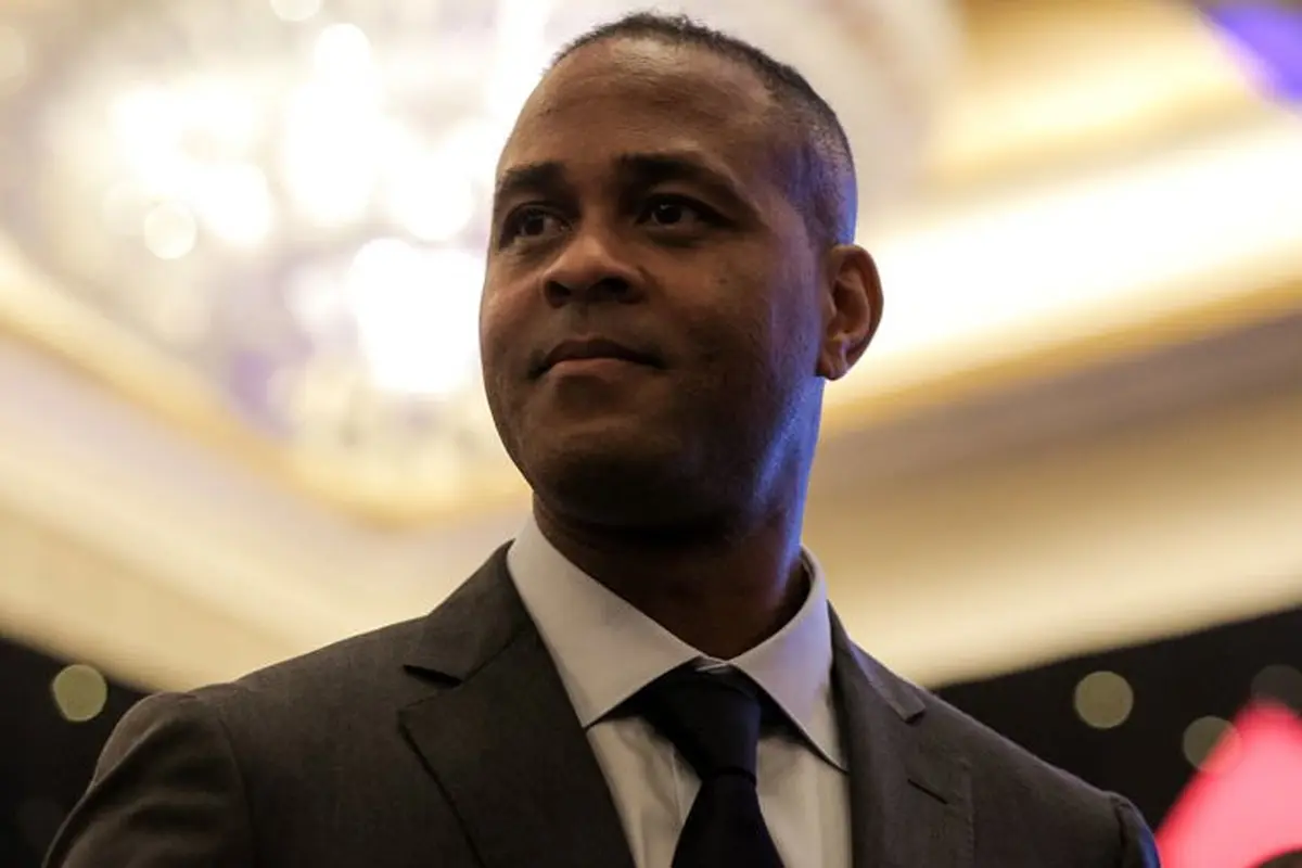Patrick Kluivert saat dikenalkan sebagai pelatih baru Timnas Indonesia (c) Bagaskara Lazuardi