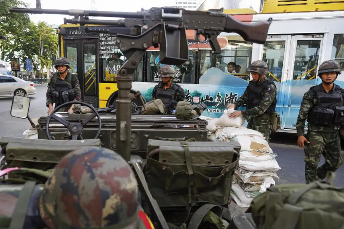 Thailand Darurat Militer, 10 Stasiun Televisi Ditutup