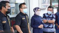 Direktur Utama PT Pertamina (Persero) Nicke Widyawati mengunjungi fasiltas  terminal BBM wilayah Jambi dan Sumatera Selatan. (Dok Pertamina)