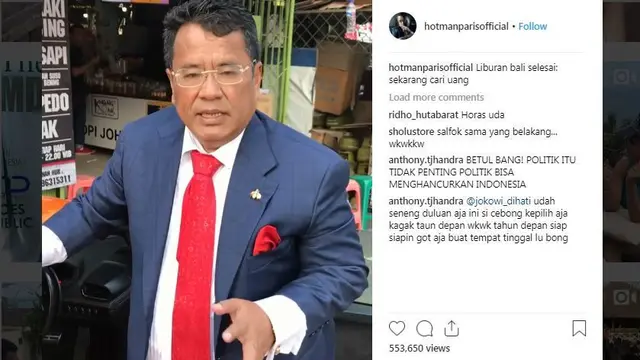 Cek Fakta - Hotman Paris dukung Prabowo-Sandi?