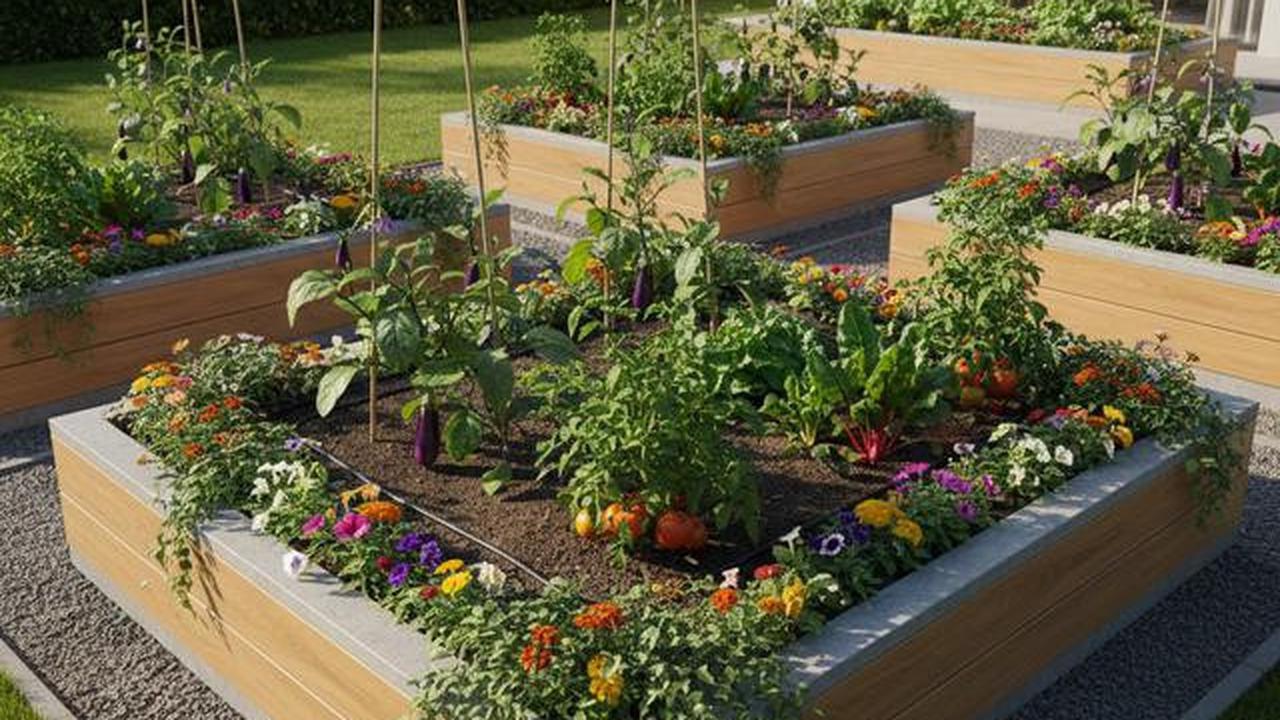 10 Konsep Kebun Rumah Campuran Tanaman Hias dan Sayur, Solusi Cerdas Lahan Sempit