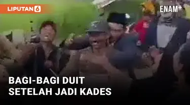 Terpilih Jadi Kades, Pria ini Langsung Bagi-bagi Uang