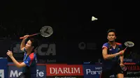 Tontowi/Liliyana Natsir kalahkan pasangan Australia di putaran pertama Indonesia Open (Helmi Fithriansyah/Liputan6.com)