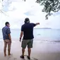 Potret Kunjungan Sandiaga Uno ke Pantai Paal di Likupang, Sulawesi Utara. (dok instagram @sandiuno/https://www.instagram.com/p/CMGeZL8hf9F/?igshid=t8vgzb6z0k6x/)