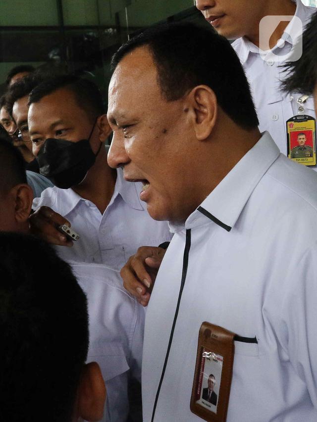 Firli Bahuri usai Diperiksa Dewas KPK