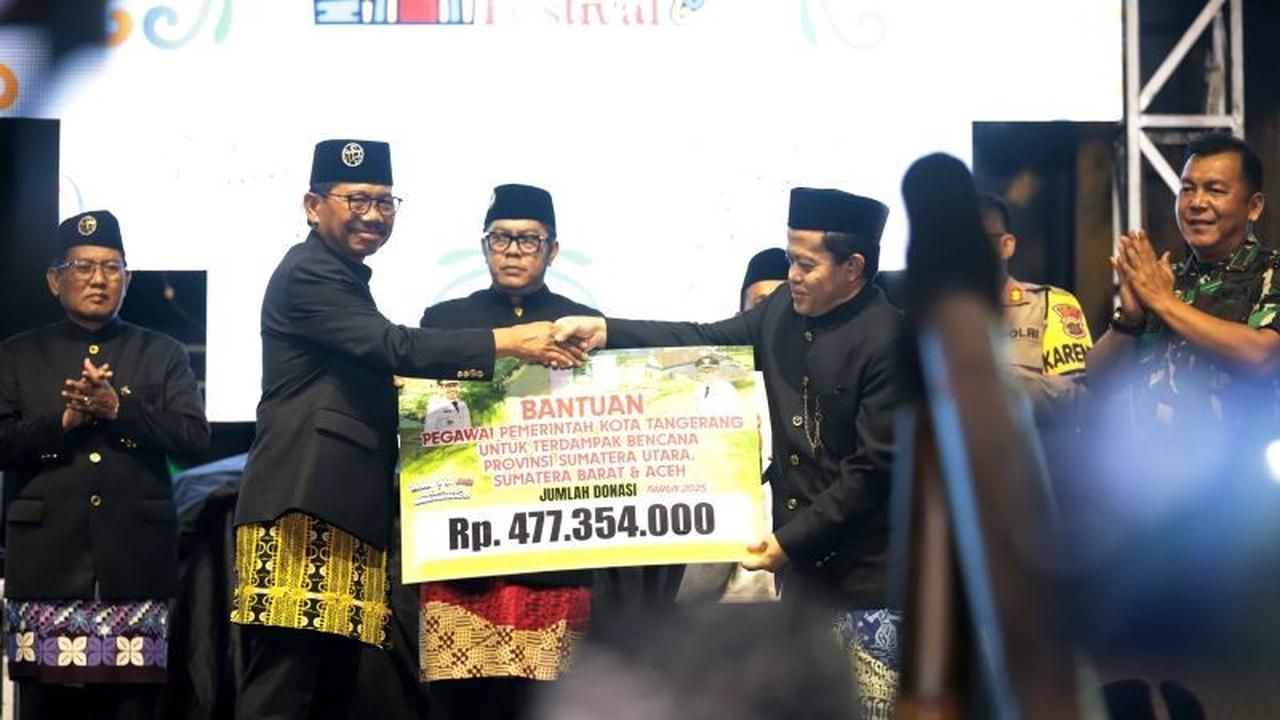 Pemkot Tangerang Buka Posko Bantuan Bencana Aceh di Festival Budaya, Kumpulkan Ratusan Juta Rupiah
