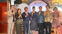 Korea Agro Trade Center Jakarta promosikan buah persik Korea, cocok jadi kudapan yang tak kalah enak dari Anggur Muscat. (Dok: Liputan6.com/dyah)