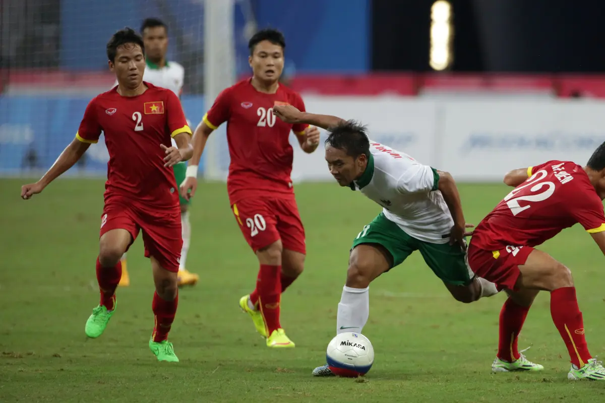 Indonesia vs Vietnam di perebutan medali perunggu sepak bola SEA Games 2015 Singapura