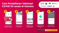 Begini Cara Daftar Vaksinasi Covid-19 via Halodoc
